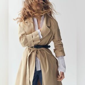 J. Crew women’s Relaxed heritage trench coat in chino